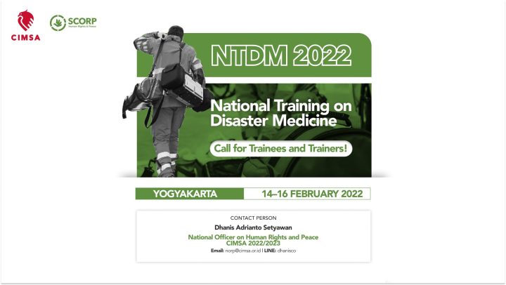 NTDM – National Training on Disaster Medicine 2023