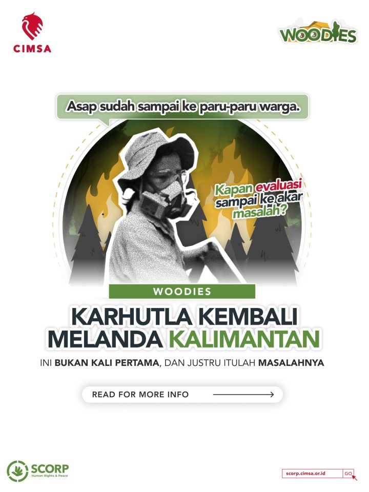 WOODIES – Asap Sudah Sampai ke Paru-Paru. Kapan Evaluasi Menyentuh Akar Masalah?